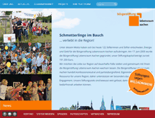 Tablet Screenshot of buergerstiftung-aachen.de